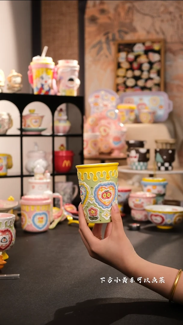 景德镇手工手绘创意设计款陶瓷