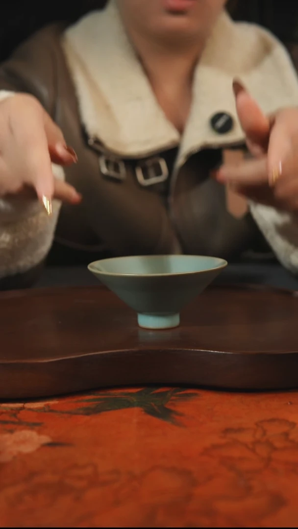 杯子瓷汝州原产地原矿仿古老釉q