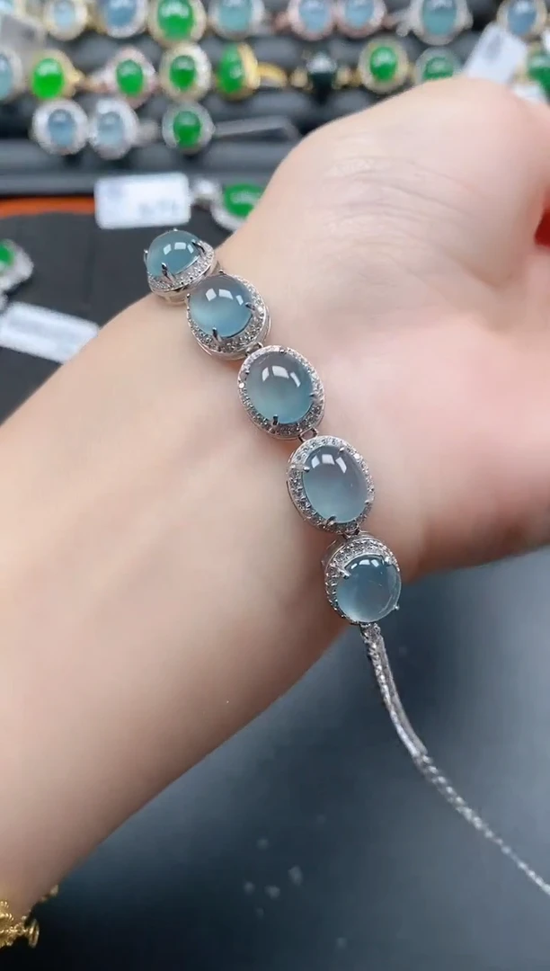 银S925镶嵌戒指翡翠111111