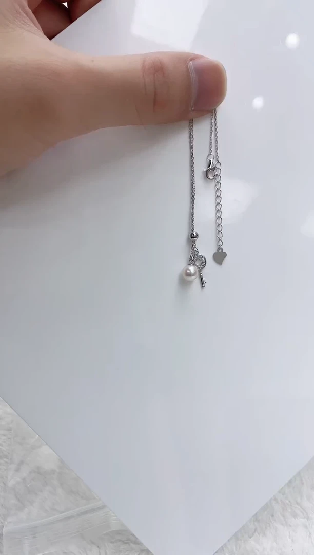 【闪购商品】海水珍珠手链银S925镶嵌海水珍珠手链