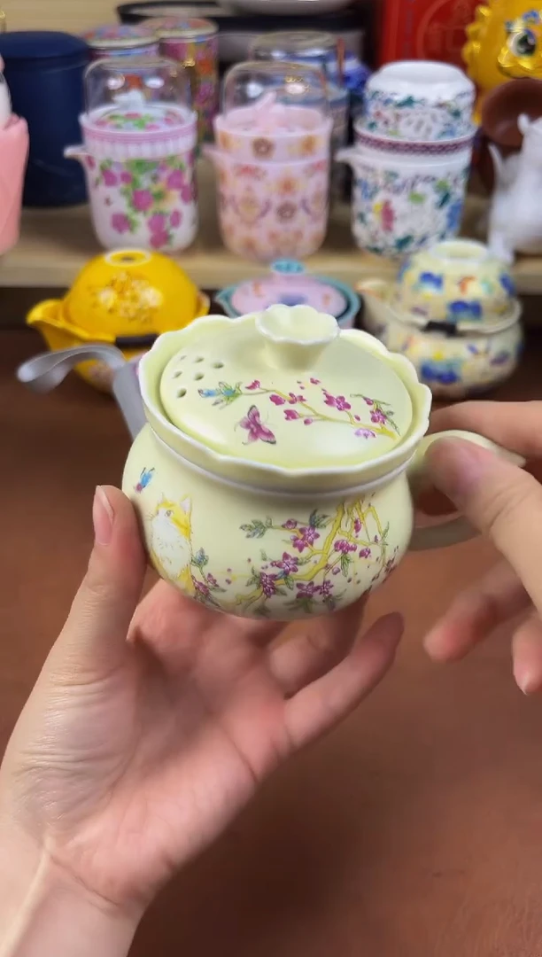 陶瓷茶具摆件旅行套组
