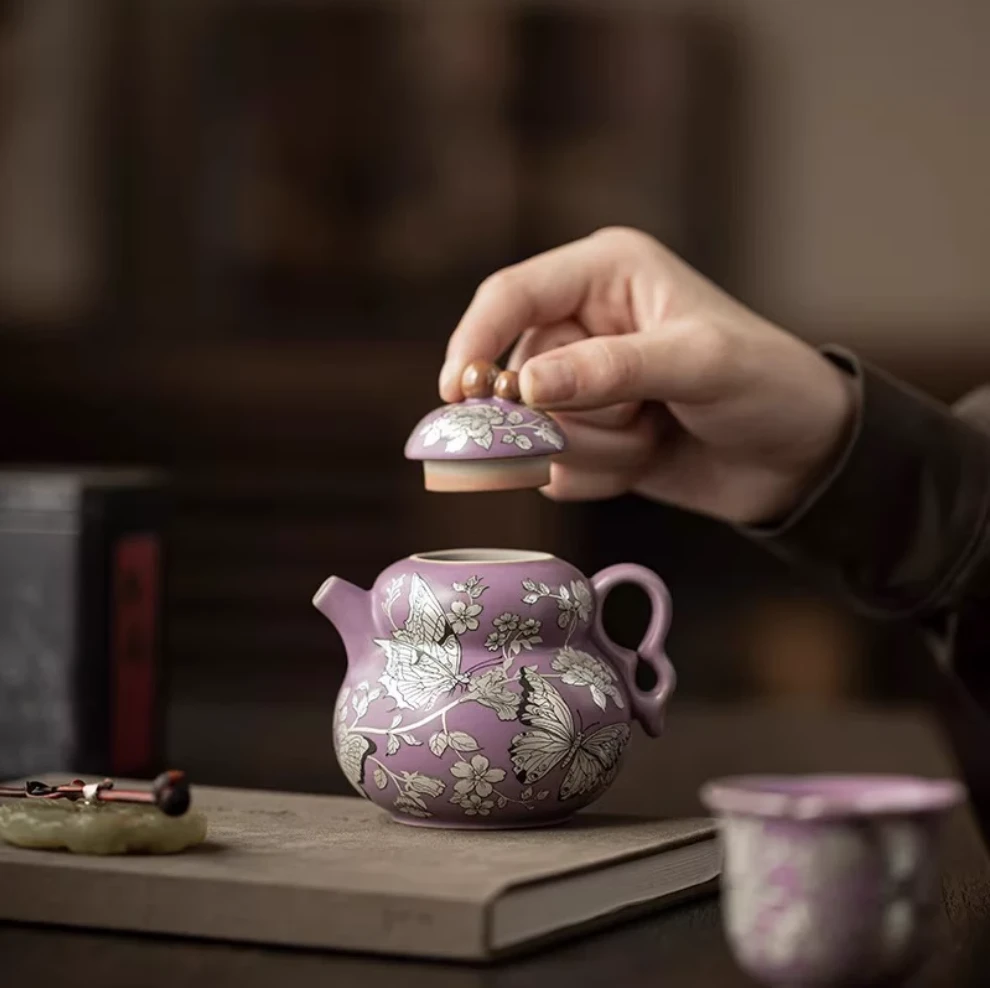 紫色葫芦壶 紫色葫芦壶