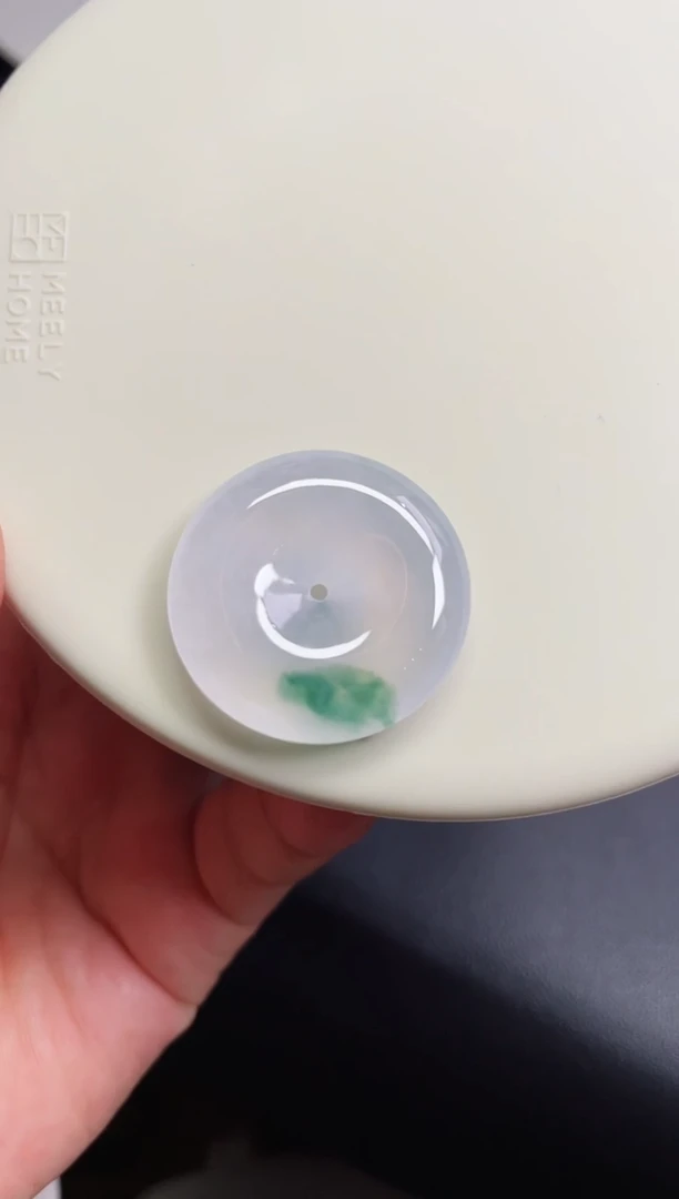 翡翠未镶嵌颈饰平安扣尺寸29 6.8mm