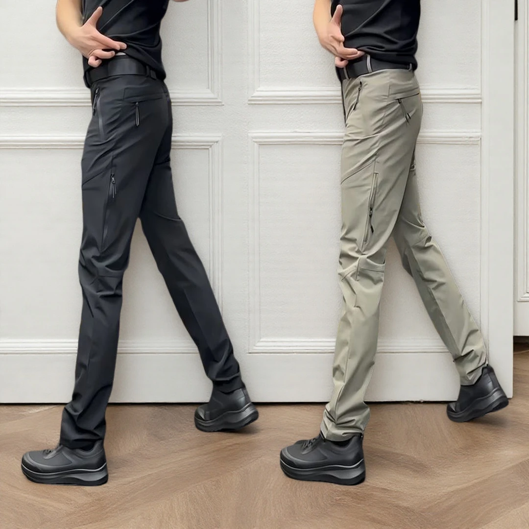 工装裤秋冬爆款直筒冲锋裤防风男士轻奢百搭长裤速干休闲裤裤子男