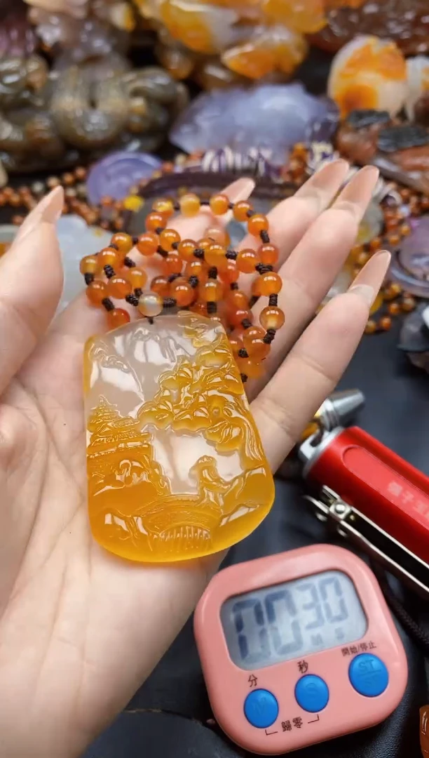 玛瑙/玉髓颈饰未镶嵌ll