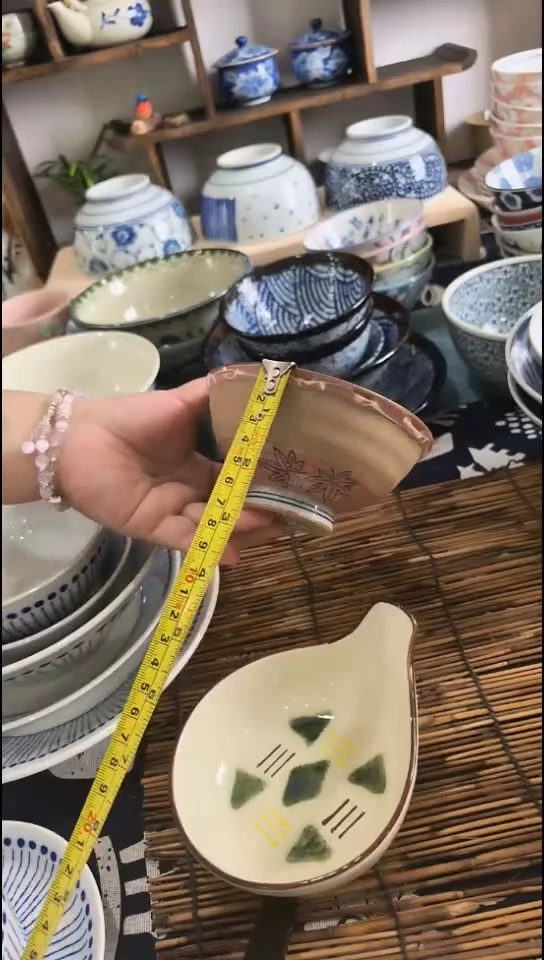 陶瓷日本进口混款茶碗