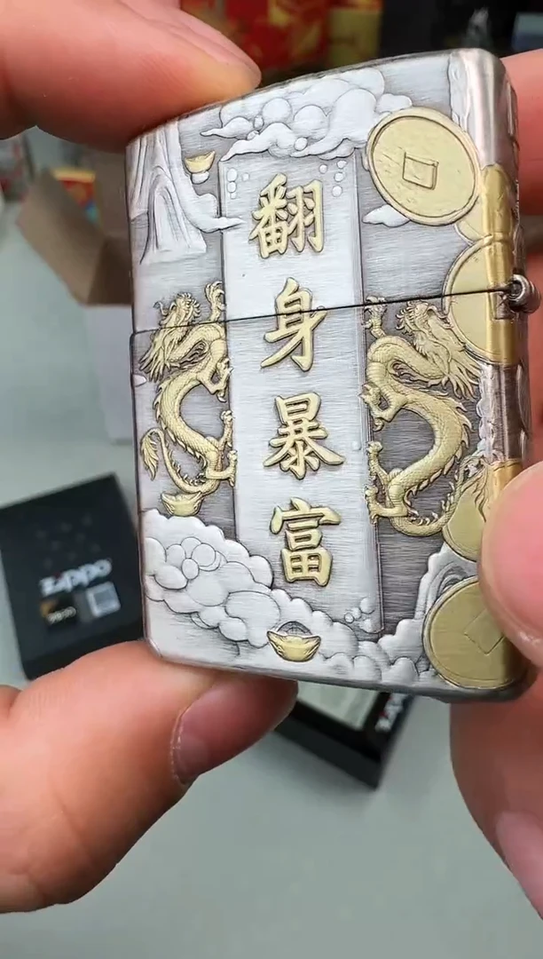 铜翻身暴富-3D盔甲熏银鎏金（带证书）