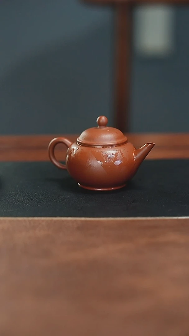 茶壶紫砂摹4杯水平容量75CC半手工内推瑕疵