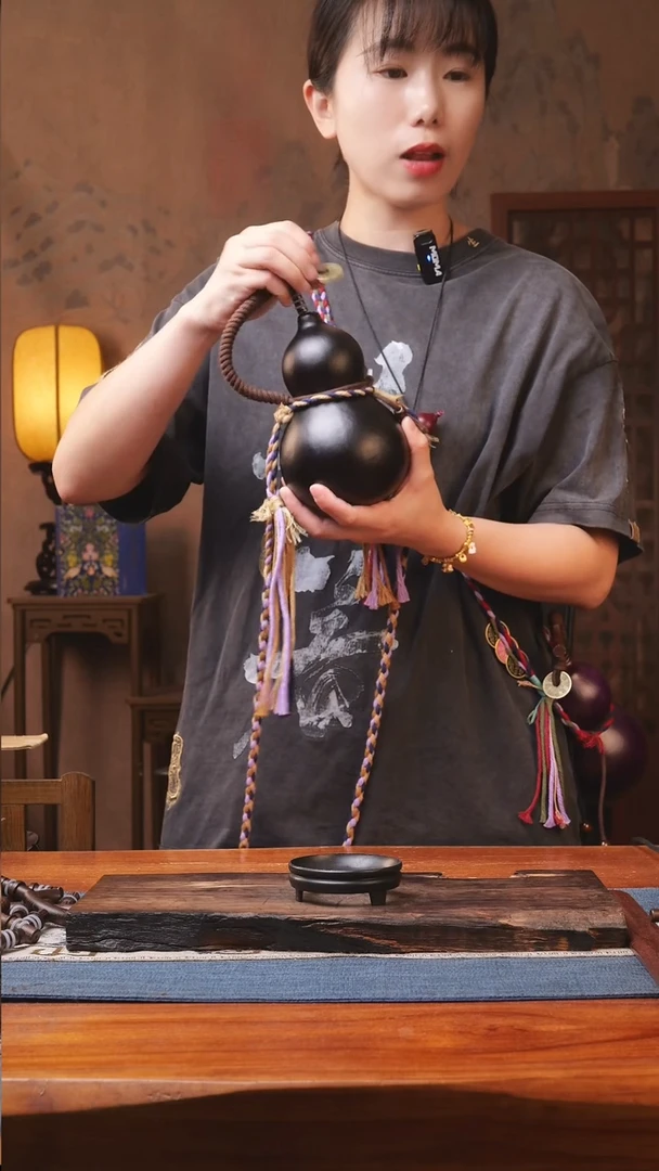 1468号精品大漆葫芦防腐防渗装水茶酒