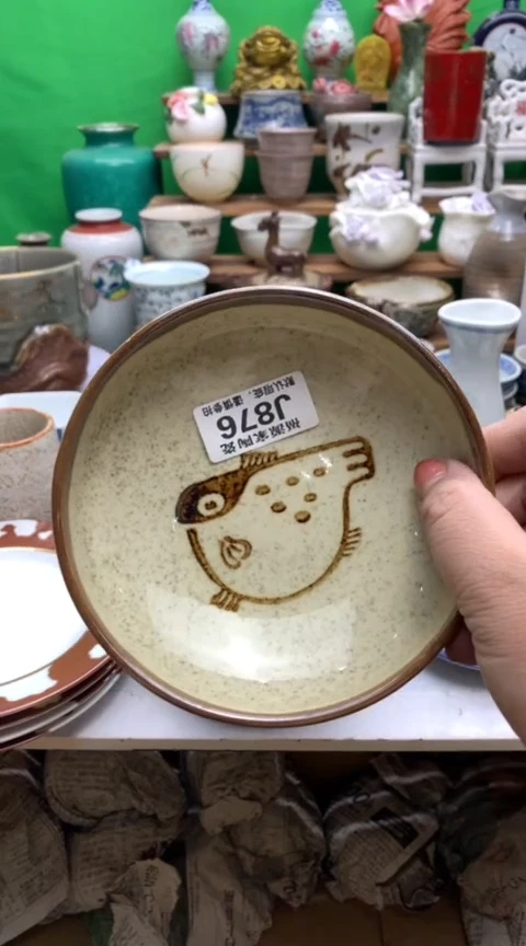 【闪购商品】盖碗海外回流瓷器