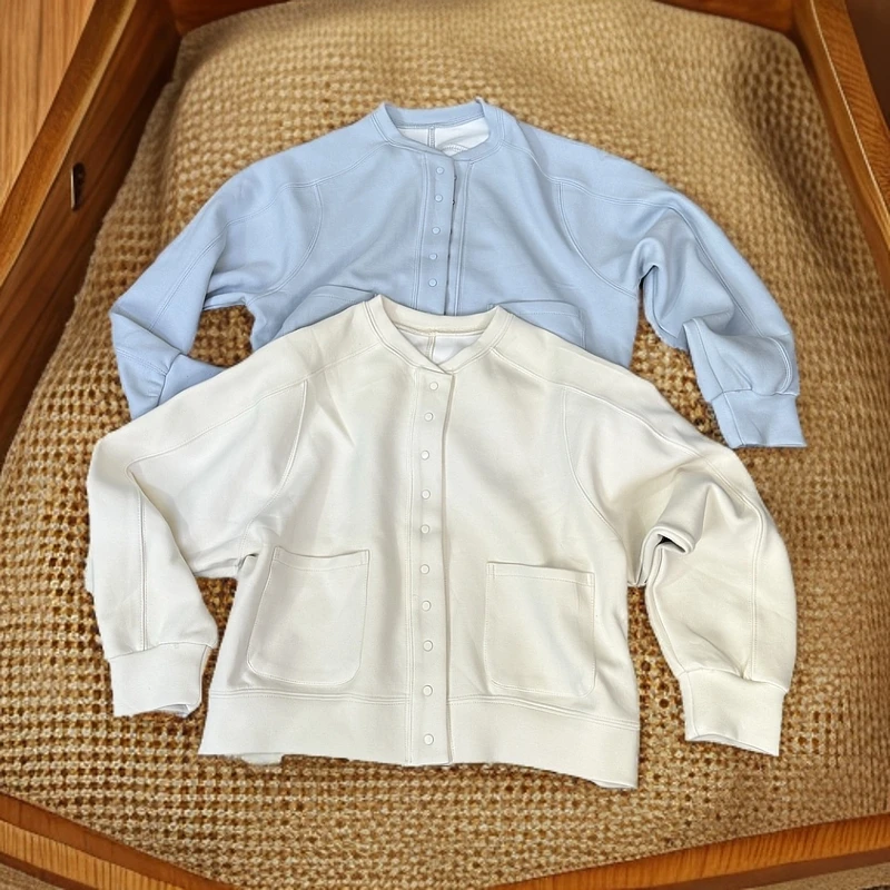 春款针织棉短款外套7755