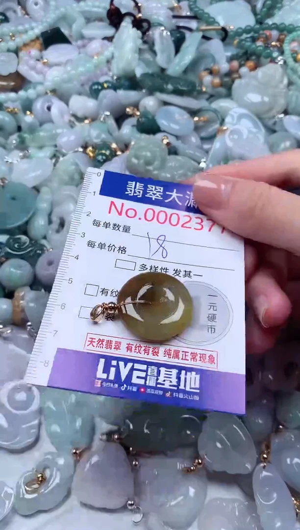 颈饰未镶嵌翡翠2377