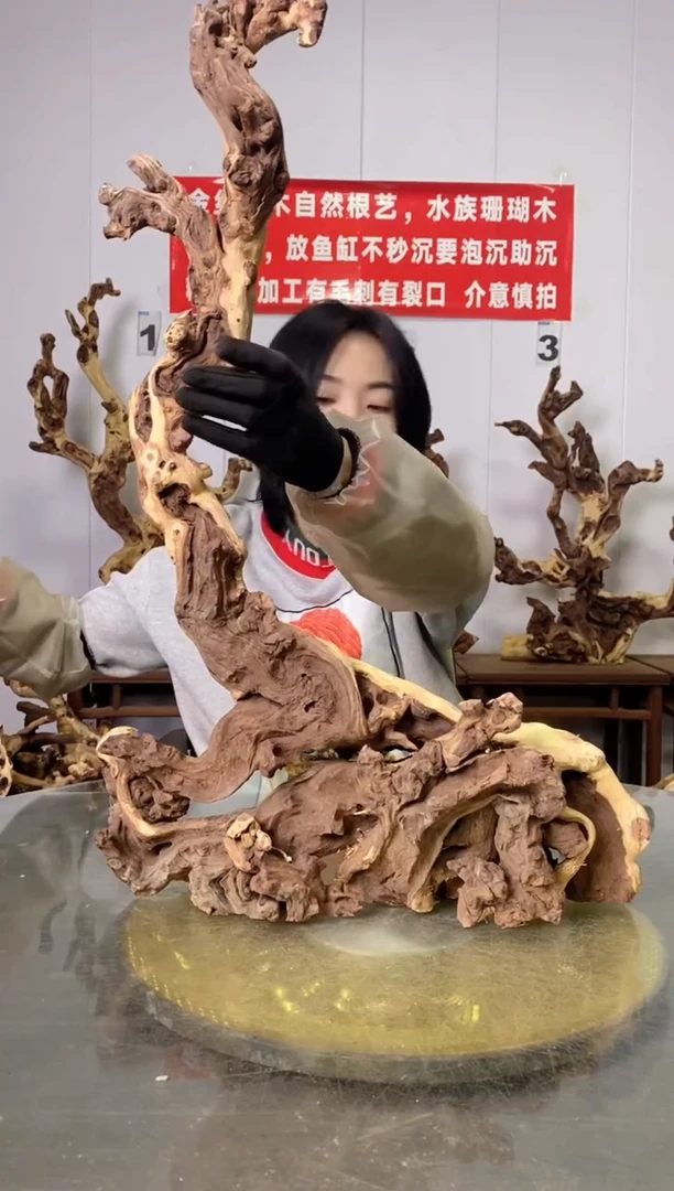 【闪购商品】香榧木金丝红木 羊蹄甲