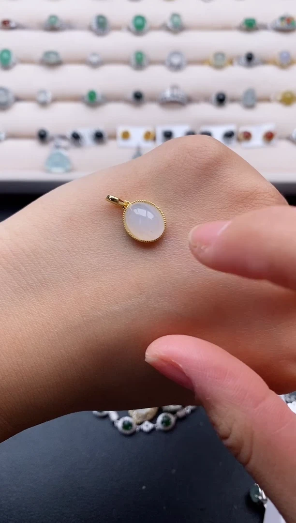 银S925镶嵌戒指翡翠11111111+7