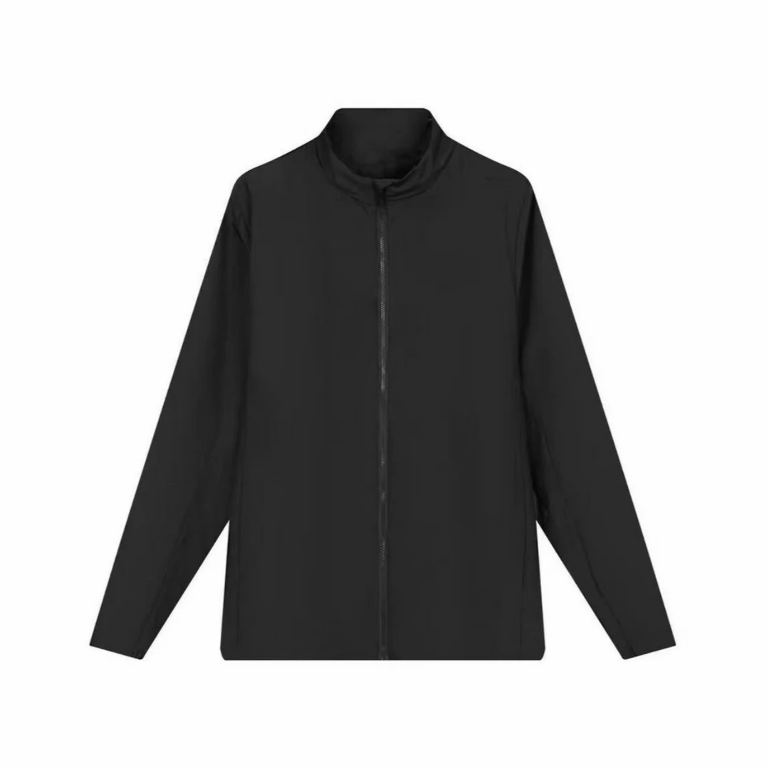 长袖通勤风拉链薄款教练夹克秋季立领梭织薄款男士