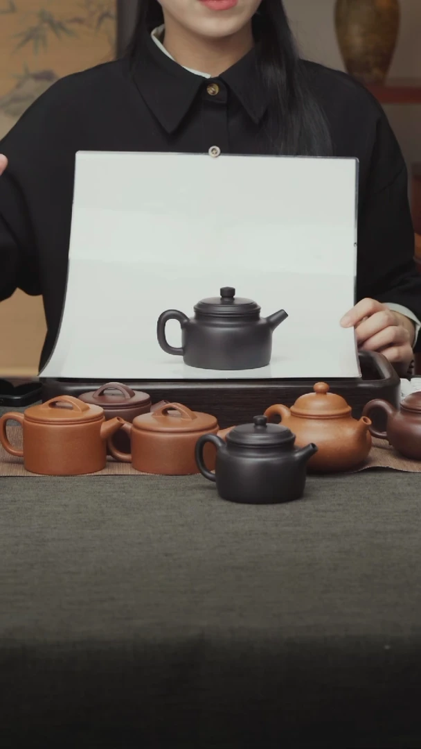 【闪购商品】紫砂茶壶老紫泥还原烧-德钟-180CC