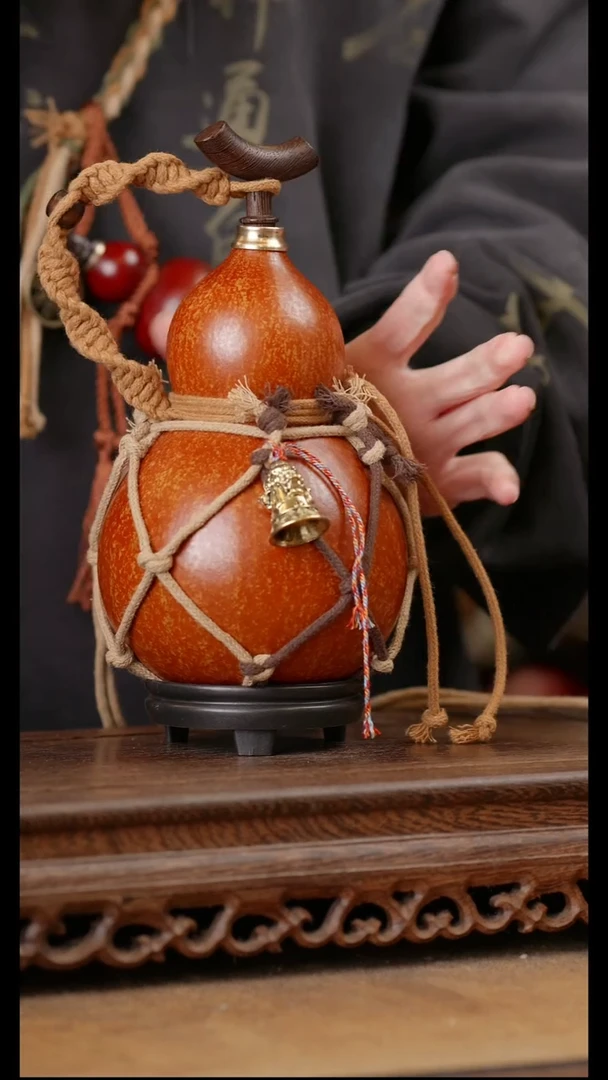 204号精品天然大漆酒葫芦一物一拍~