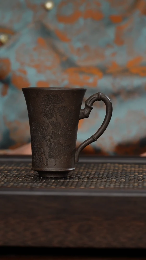 【闪购商品】紫砂茶杯福利紫砂菊花手把