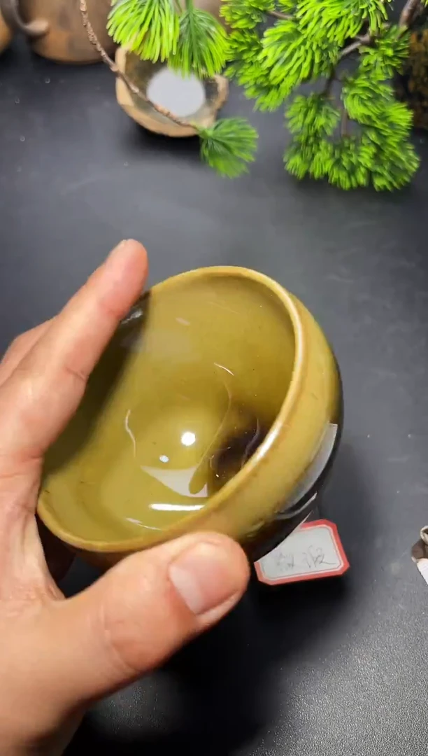 茶盏26（微瑕）叶紫建盏