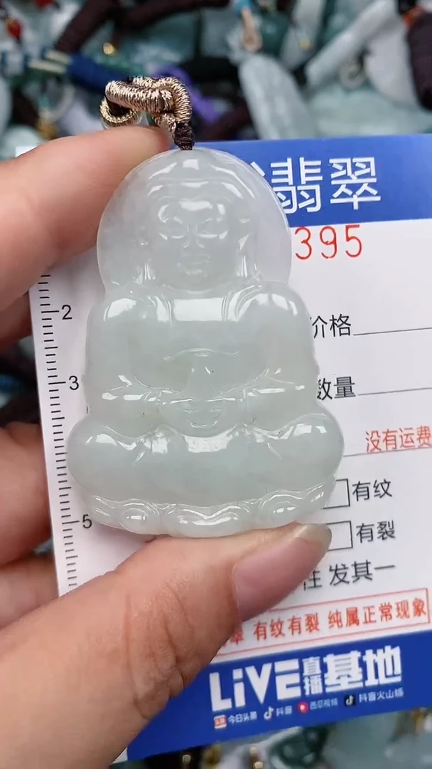 翡翠未镶嵌颈饰...0000395