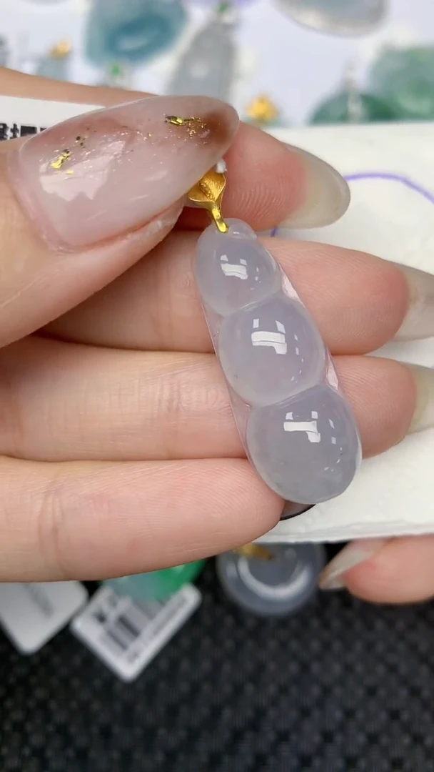 颈饰未镶嵌翡翠天然缅甸翡翠a货百元以上9元证书费自理