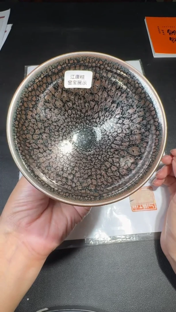 茶盏西泠江康桂银鹧鸪20