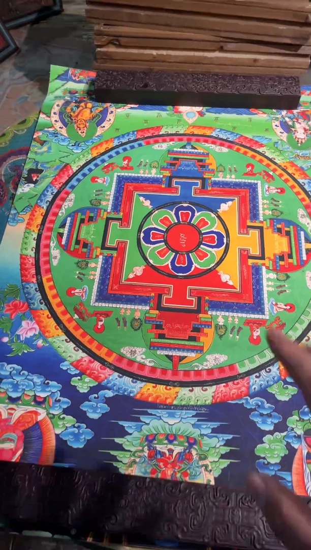 卷轴画东东唐卡tk16