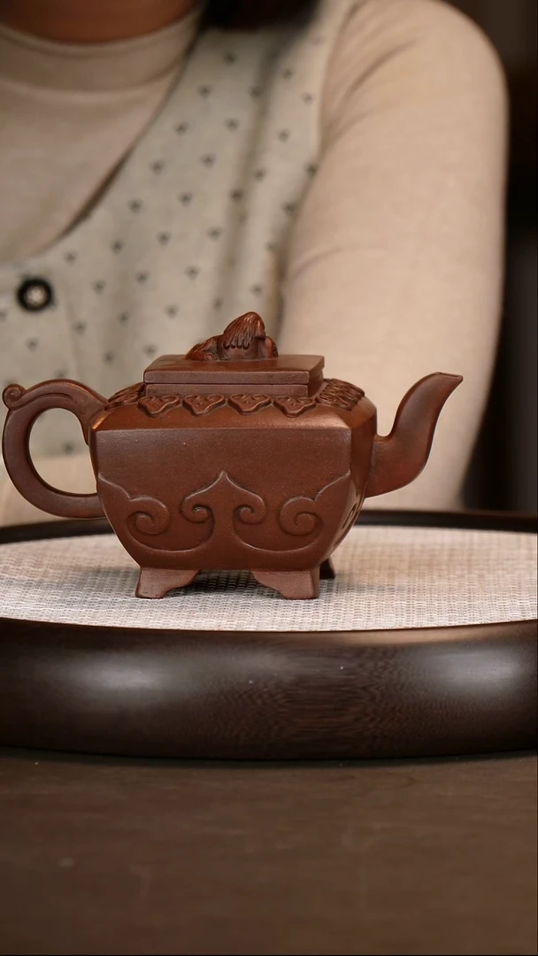 茶壶紫砂【JAQ】紫泥四方