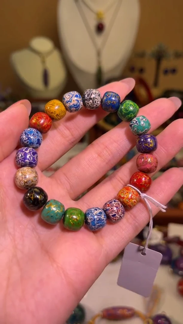 榕城大漆变彩多宝手串