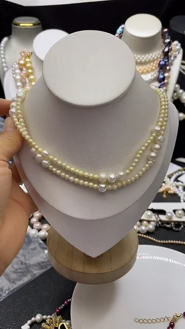 颈饰未镶嵌淡水珍珠人多人