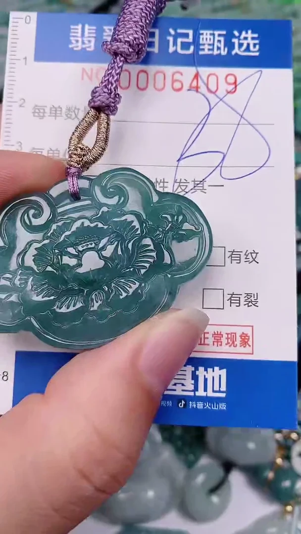 【闪购商品】翡翠颈饰未镶嵌00006409