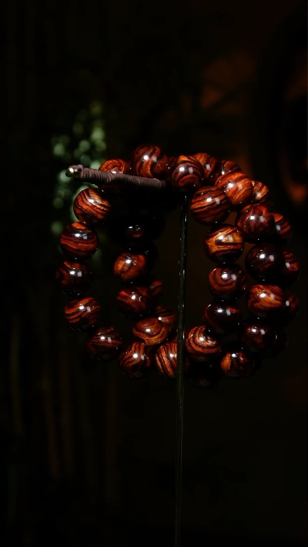 【闪购商品】黄花梨/降香黄檀手串/手链海南黄花梨1.5cm大黑线