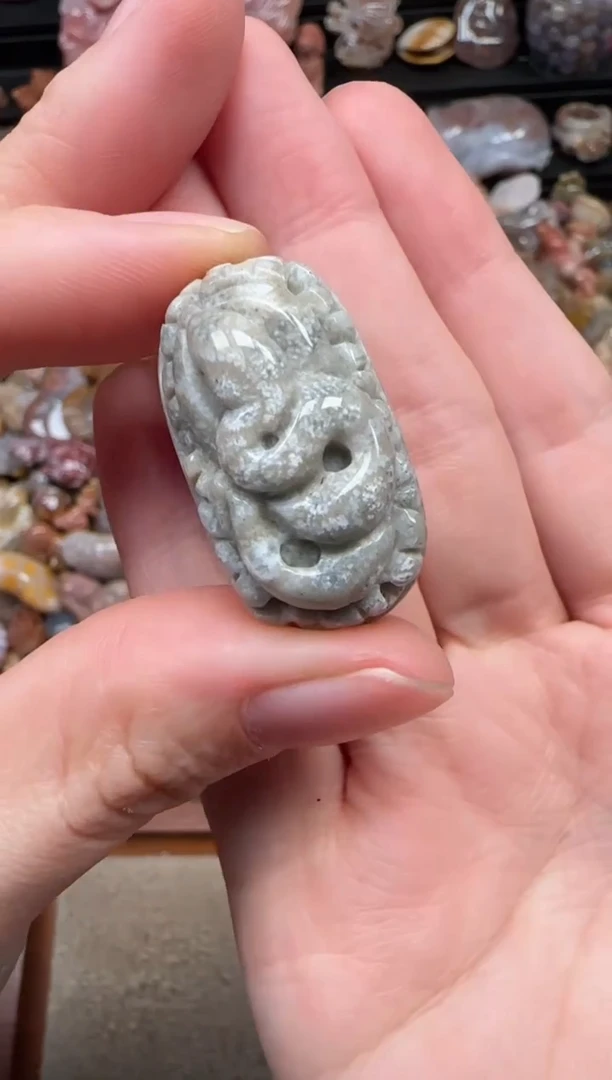 颈饰未镶嵌硅化珊瑚（珊瑚玉）251