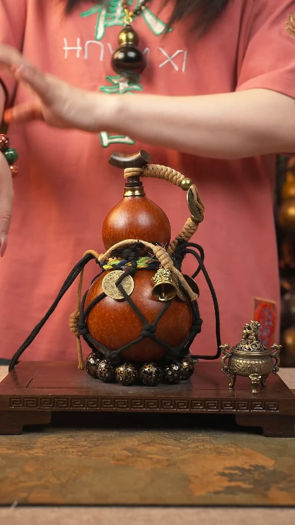 140云匠大漆酒葫芦一物一拍