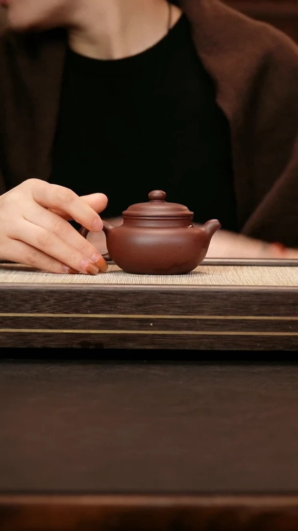茶壶紫砂原矿三号井底槽清 仿古壶160cc