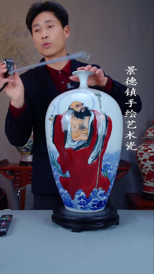 摆件景德镇手工手绘陶瓷36