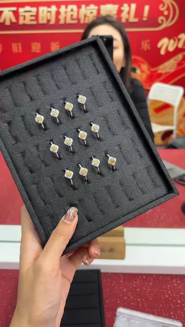 【闪购商品】翡翠戒指银S925镶嵌581150/戒指/多样性发一个