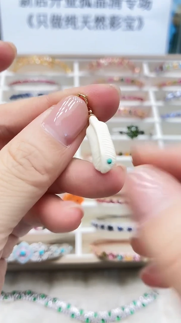 银S925镶嵌托帕石吊坠274ZB1123产品一个（多样性）