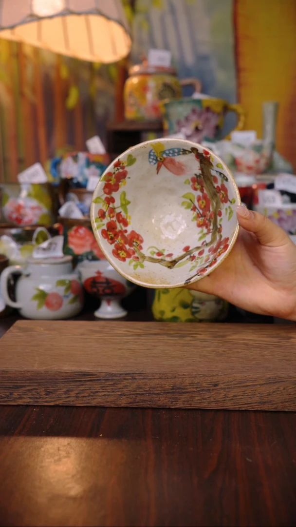 摆件泥垚手作 景德镇手工手绘器物