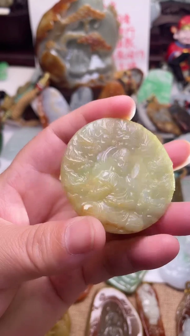 颈饰未镶嵌翡翠阿弥陀佛