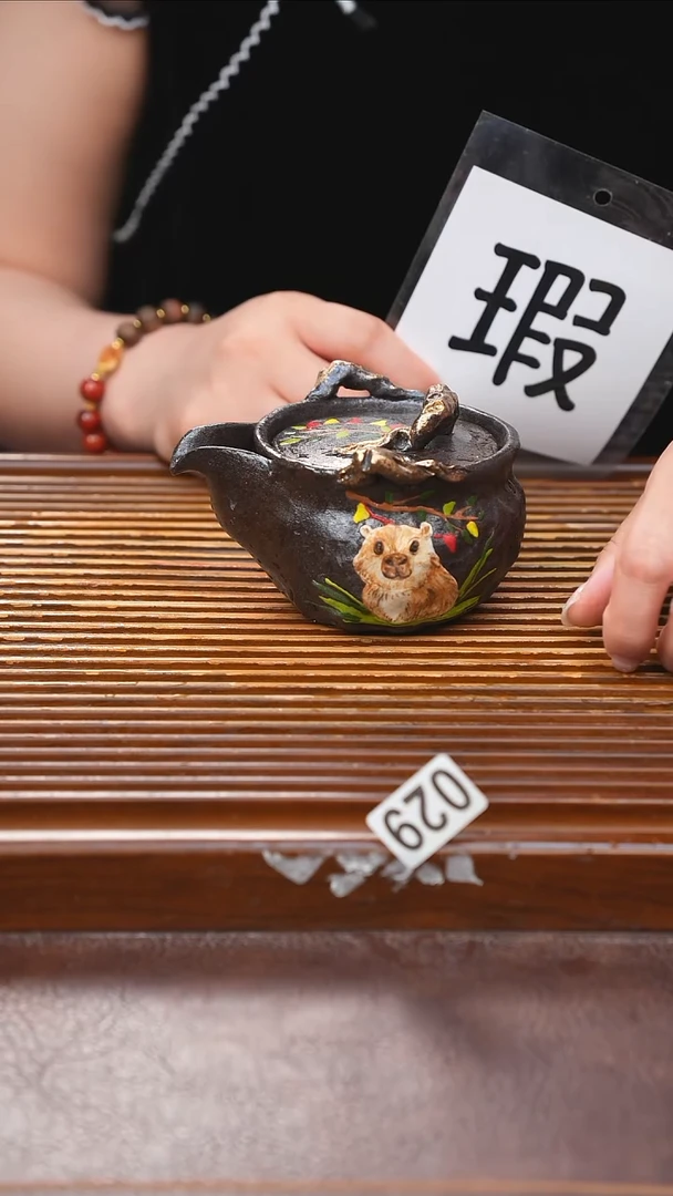 万古烧粗陶手工茶具