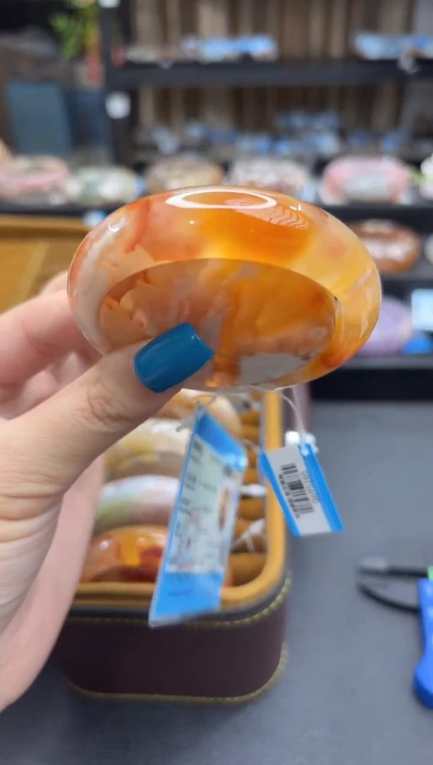 未镶嵌手镯石英质玉793(56圈赠送镯心)