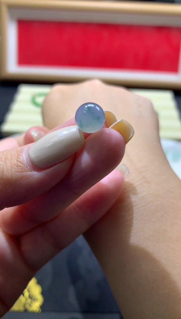 未镶嵌定制翡翠卡8.8mm