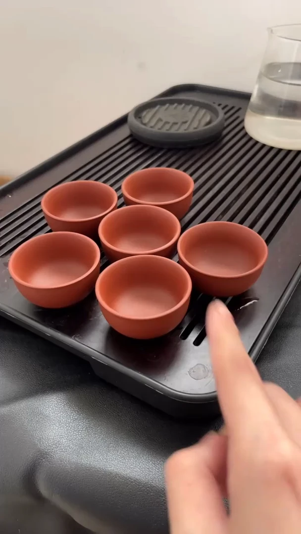 茶壶紫砂6个紫砂杯子35毫升正品包邮