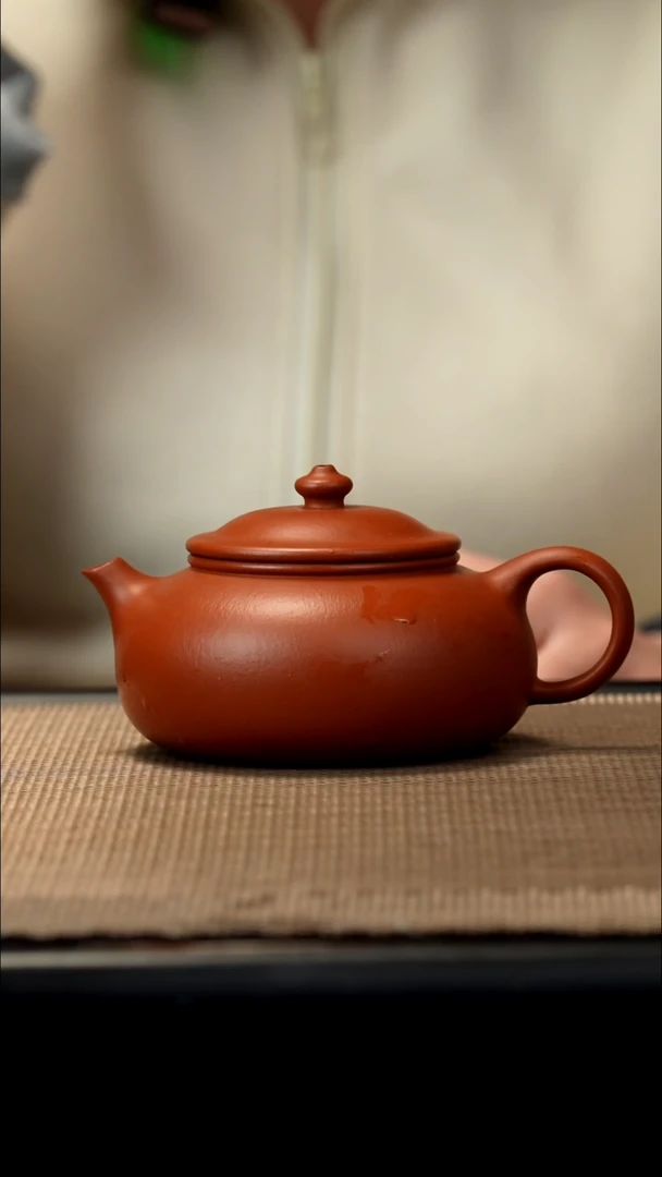 紫砂茶盏紫泥点汤寒江150CC