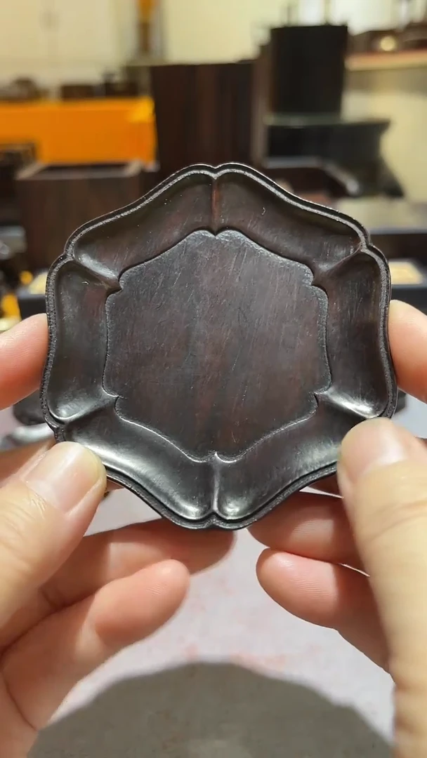 木精品木雕六角款精工细作