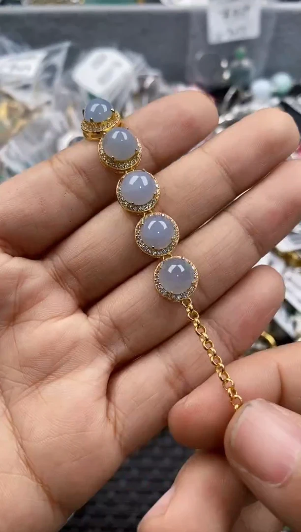 银S925镶嵌戒指翡翠777     7