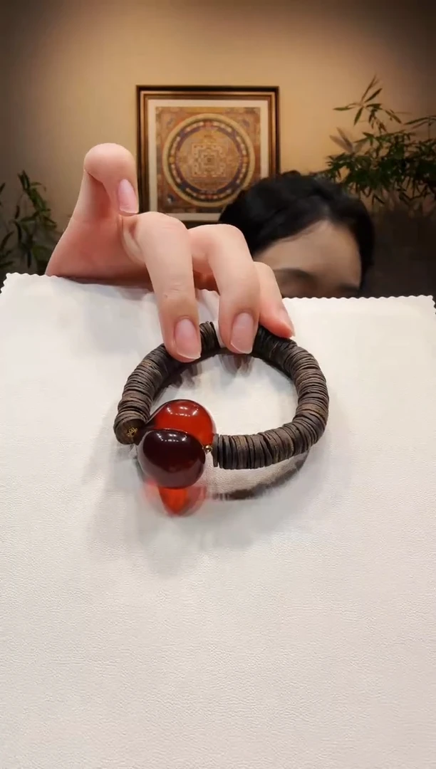 手链血珀未镶嵌手链