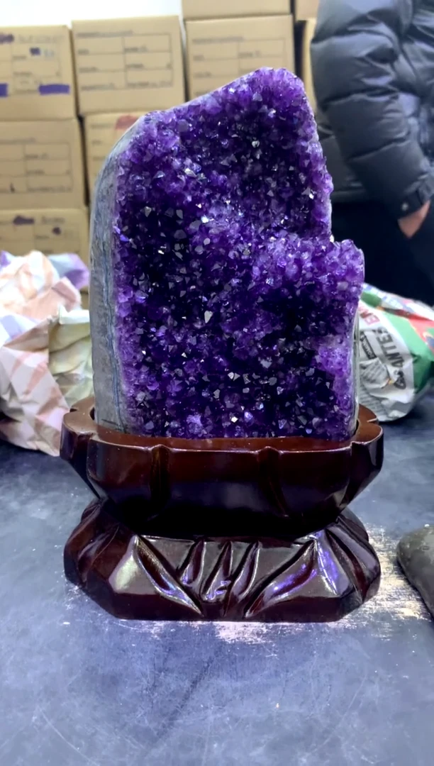 【闪购商品】水晶摆件未镶嵌天然高品质紫晶865