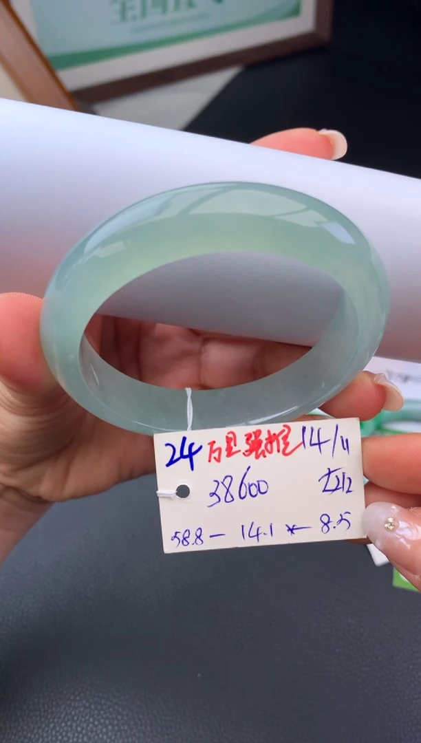 未镶嵌手镯翡翠假一赔三 手镯